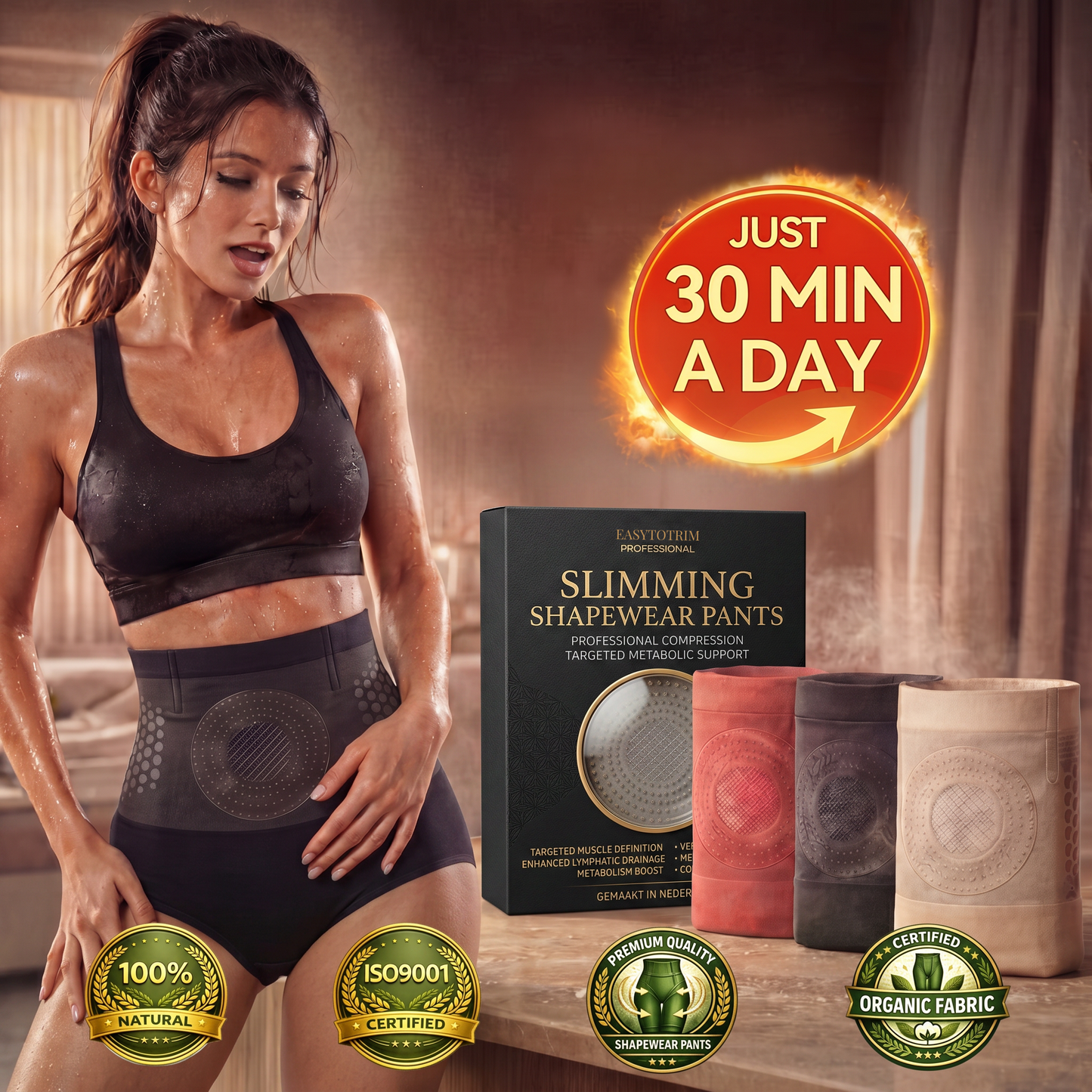 𝗘𝗔𝗦𝗬𝗧𝗢𝗧𝗥𝗜𝗠™ 𝟰-𝗜𝗻-𝟭 𝗙𝗮𝘁-𝗕𝘂𝗿𝗻 𝗦𝗵𝗼𝗿𝘁𝘀 - 𝗥𝗮𝗽𝗶𝗱 𝗙𝗮𝘁 𝗟𝗼𝘀𝘀